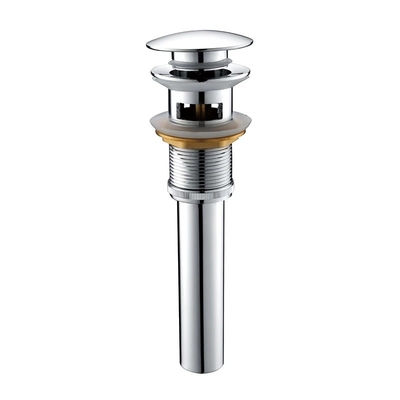 Srebrna pompa spustowa do ścieków 45mm Dia Umywalka Kran Pop Up Drain Chromowany Srebrny