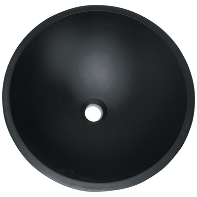 Hotel Acid Matt Black Basin Round Łazienka Szkło Anti Rust Finish