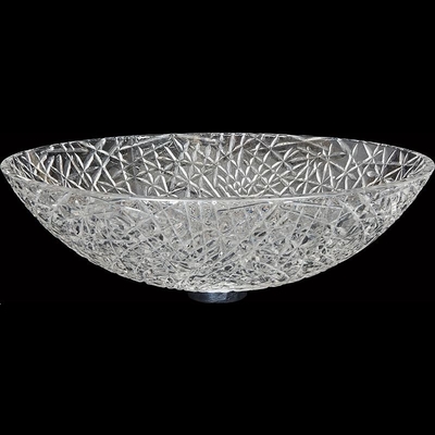 Owalna najnowsza umywalka do rąk Umywalka łazienkowa 19,6 cala * 14,2 cala Włochy Design Artystyczny