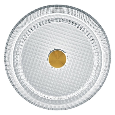 Umywalka szklana w europejskim kształcie cylindra Crystal Clear Diemater 14,8&quot;