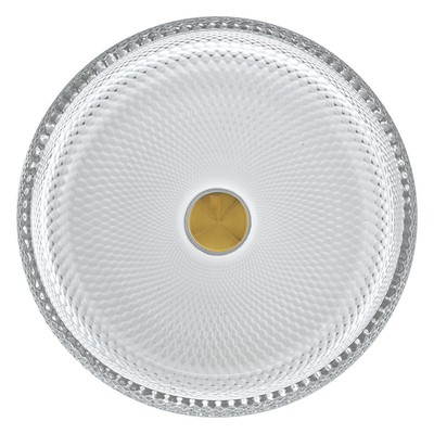 Krystalicznie czyste szklane umywalki o grubości 12 mm do okrągłego kształtu biurowego Art Deco